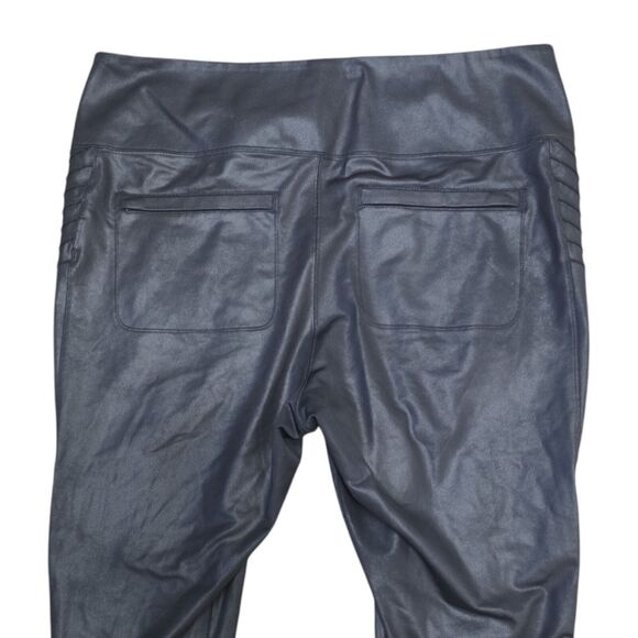 Abercrombie & Fitch The 90s Straight Ultra High Rise Vegan Leather Pants Size 26 - Picture 13 of 13